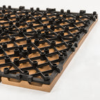 30 cm x 30 cm Square PVC Terrace Tiles Snap Installation Outdoor Floor Tiles