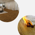 Modern Interior Flooring Wood Look Peel and Stick Rectangular Flooring Vinyl