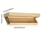 Designer secret shelf with hidden space