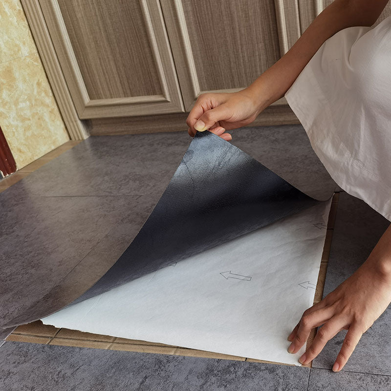 Stone look PVC flooring low gloss peel and stick vinyl flooring