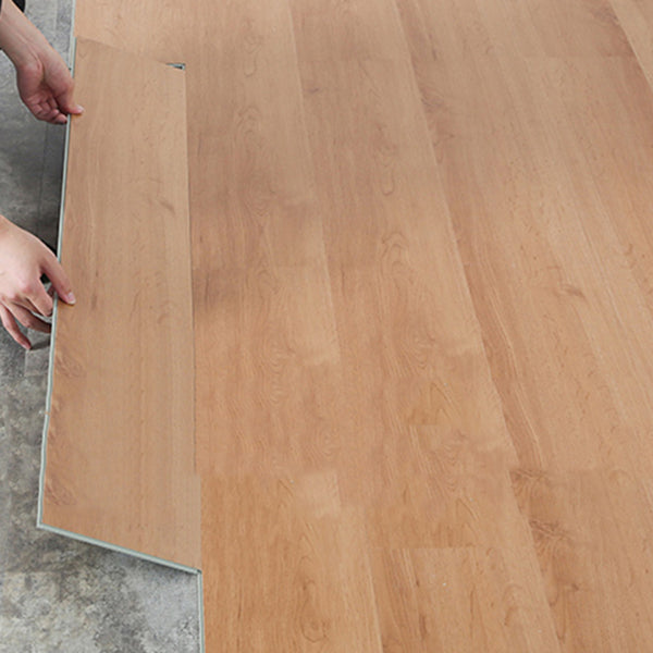 Rectangular PVC Flooring Remove and Apply Wood Look Smooth Vinyl Floor