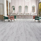 Rectangular PVC Flooring Remove and Apply Wood Look Smooth Vinyl Floor