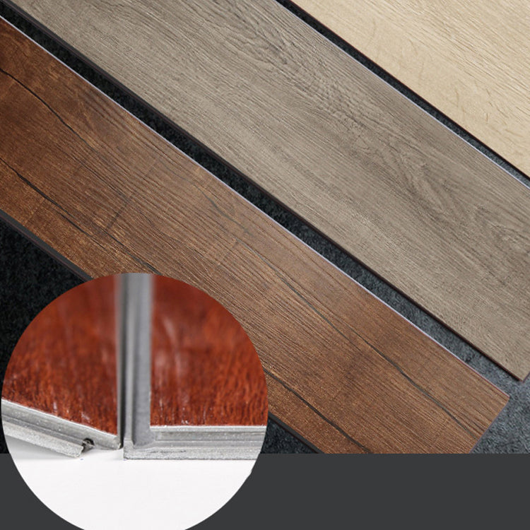 Rectangular PVC Flooring Remove and Apply Wood Look Smooth Vinyl Floor