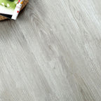 Smooth PVC Flooring Peel and Stick Wood Look Rectangular Vinyl Floor