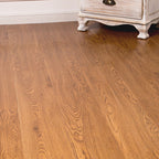 Smooth PVC Flooring Peel and Stick Wood Look Rectangular Vinyl Flooring
