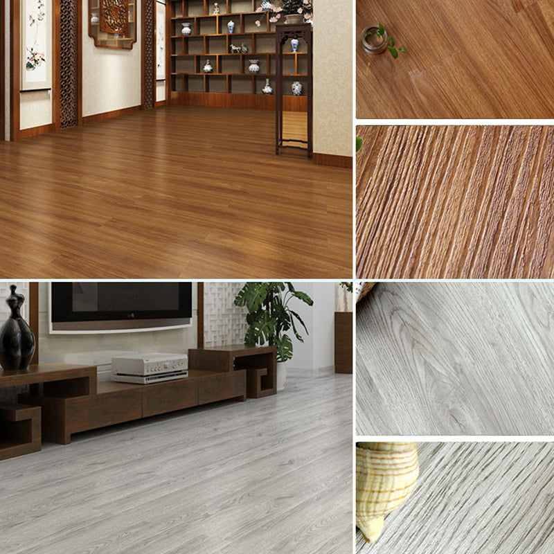 Rectangle PVC flooring Peel and Stick Smooth Woodlook Vinyl floor