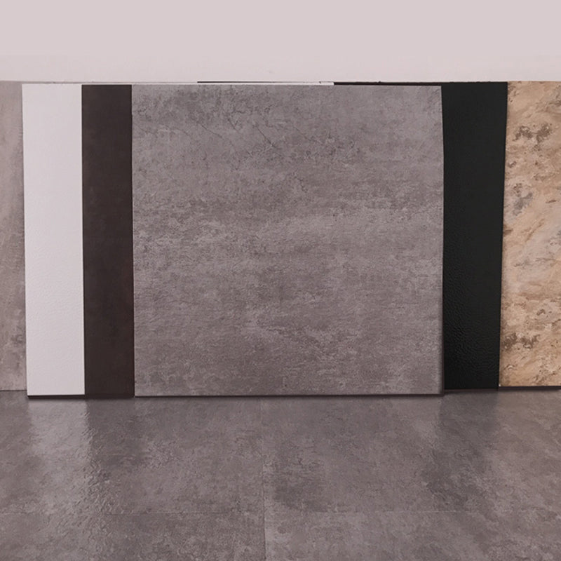Rectangular PVC Floor Covering Peel and Stick Matte Stone Look Vinyl Floor