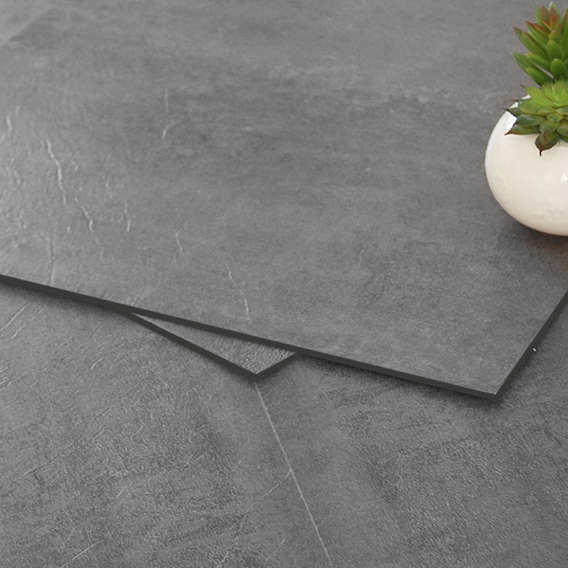 Rectangular PVC Floor Covering Peel and Stick Matte Stone Look Vinyl Floor