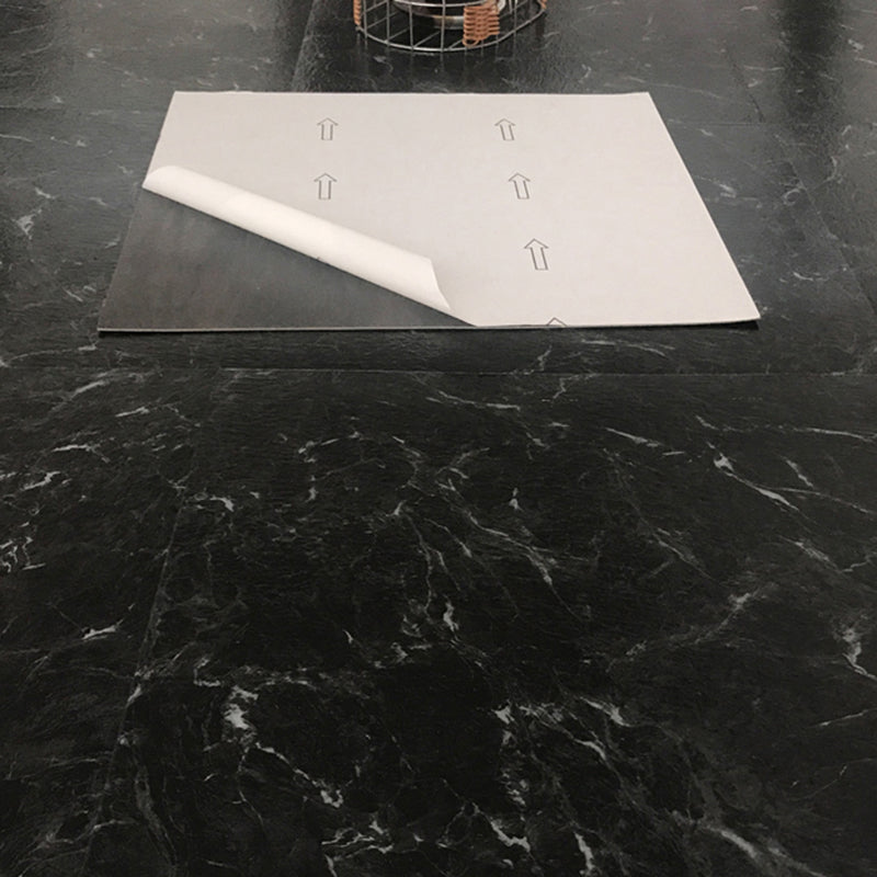 Rectangular PVC Floor Covering Peel and Stick Matte Stone Look Vinyl Floor