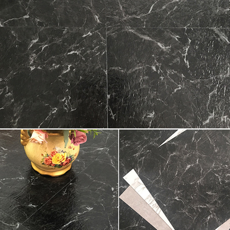 Rectangular PVC Floor Covering Peel and Stick Matte Stone Look Vinyl Floor