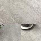 Rectangular PVC Floor Covering Peel and Stick Matte Stone Look Vinyl Floor