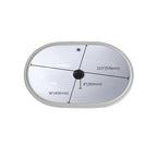 Modern Under-mount Sink Oval Porcelain with Pop-Up Drain Sink