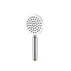 Round Shower Head Stainless Steel 3 Sprays Wall Mounted Hand Shower