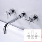 Modern Wall-Mounted Faucet Bathroom Lever Bathtub Faucet
