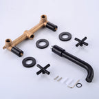 Modern Wall Mounted Fixture Bathroom Bathtub Mixer Faucet