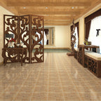 Smooth PVC Floor Covering Peel and Stick Waterproof Square Vinyl Flooring