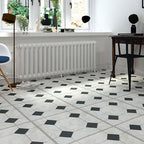 Smooth PVC Floor Covering Peel and Stick Waterproof Square Vinyl Flooring