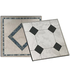 Smooth PVC Floor Covering Peel and Stick Waterproof Square Vinyl Flooring