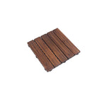 Traditional Wood Laminate Floor Stain Resistant Laminate Plank Floor Set of 11