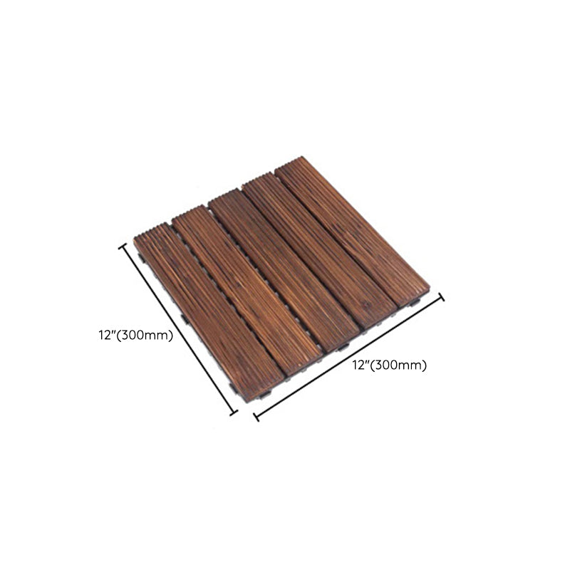 Traditional Wood Laminate Floor Stain Resistant Laminate Plank Floor Set of 11