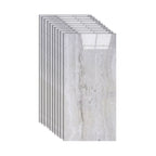 Plastic Peel and Stick Wall Tile Rectangular Waterproof Peel and Stick Wall Tile