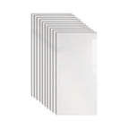 Plastic Peel and Stick Wall Tile Rectangular Waterproof Peel and Stick Wall Tile