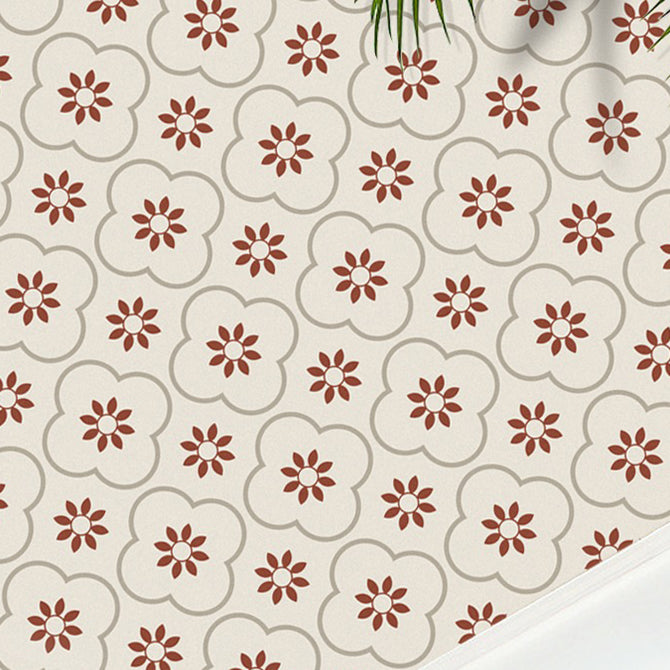 Square Peel and Stick Back Wall Plastic Single Tile Wallpaper with Non-Slip Surface