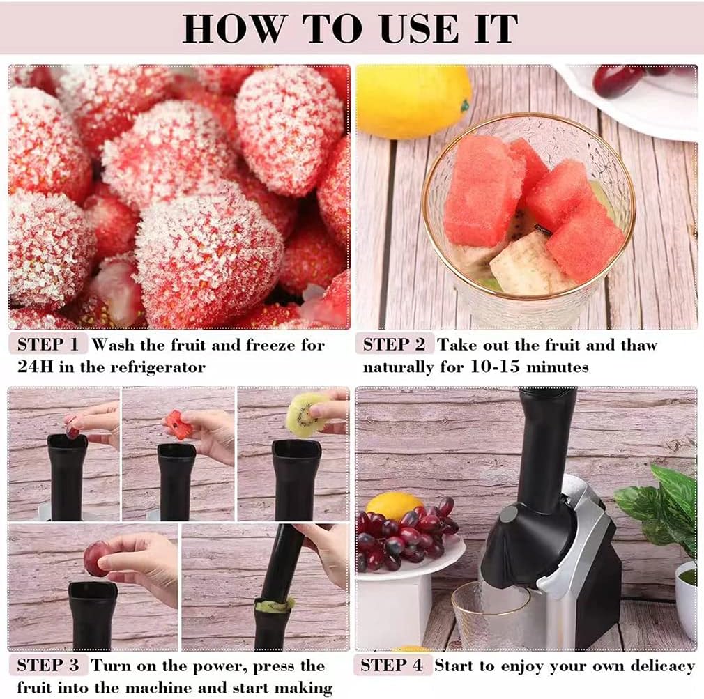 Home Automatic Frozen Fruit Ice Cream Machine - Your Gateway to Healthy Desserts