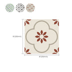 Square Peel and Stick Back Wall Plastic Single Tile Wallpaper with Non-Slip Surface