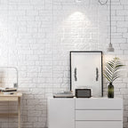 Industrial 3D Brick Wall Plank Bathroom Living Room Wall Panel Set of 10