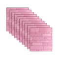 Industrial 3D Brick Wall Plank Bathroom Living Room Wall Panel Set of 10