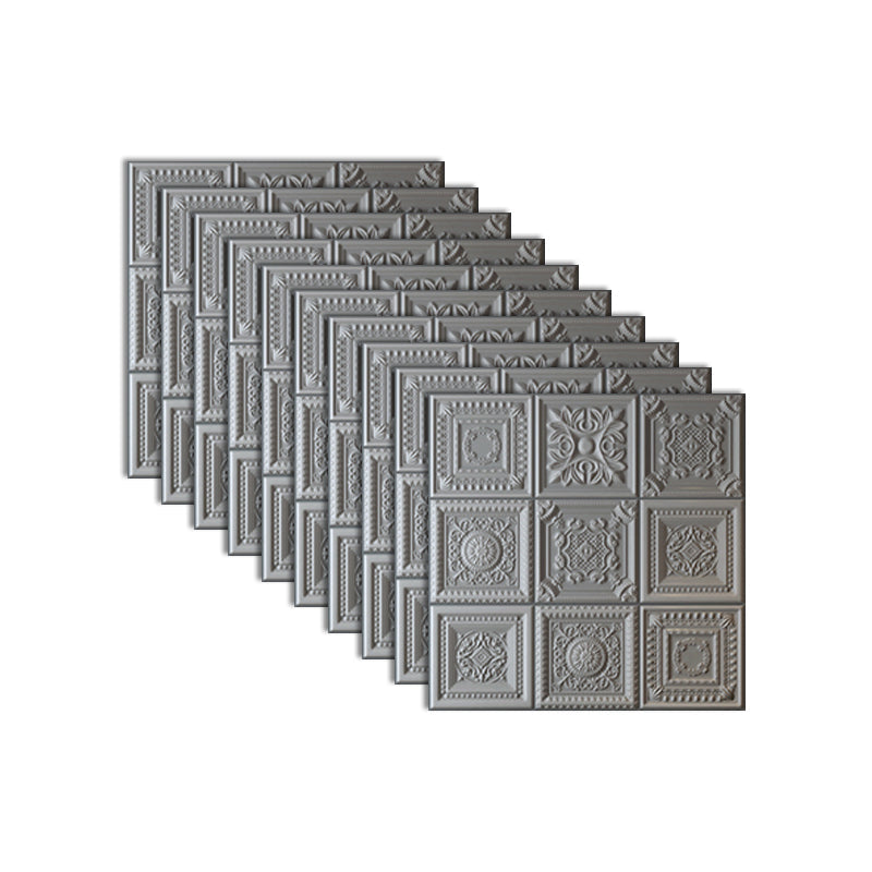 Industrial 3D-Print Wall Shelf Bathroom Living Room Wall Panels Set of 10