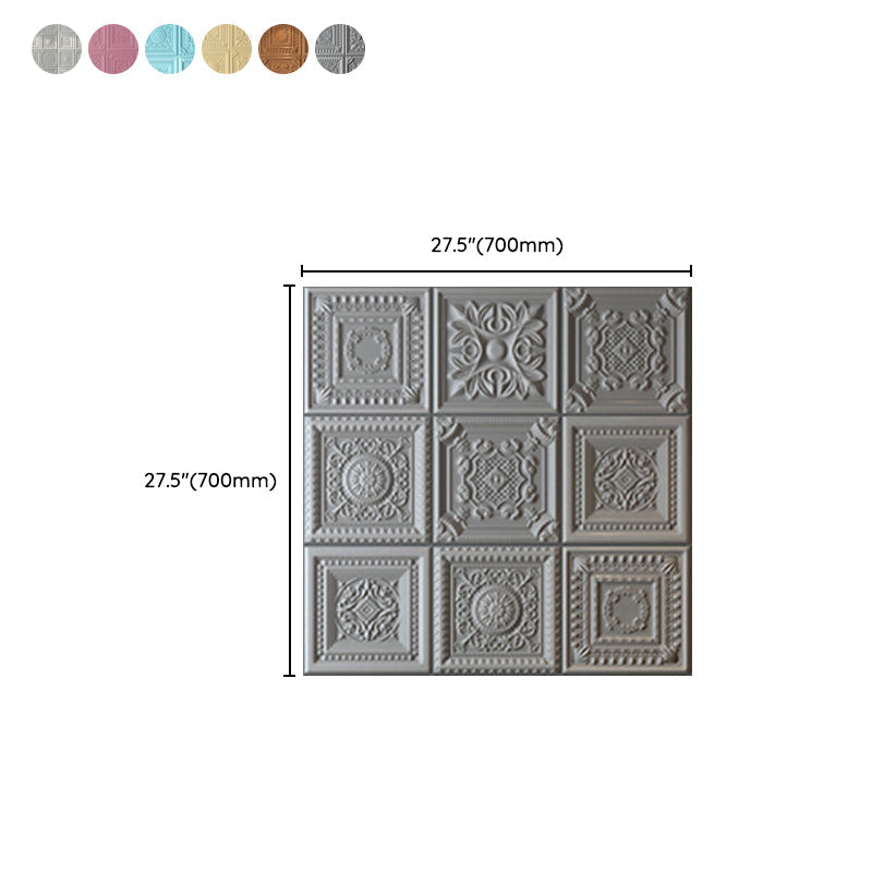 Industrial 3D-Print Wall Shelf Bathroom Living Room Wall Panels Set of 10