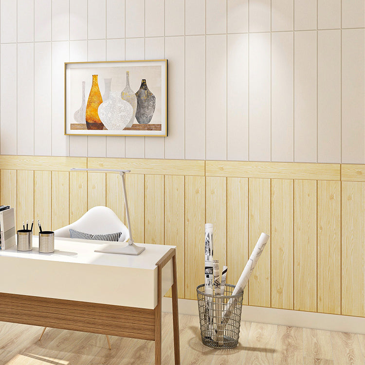 Contemporary Wall Paneling Interior Peel and Press Wall Paneling with Waterproof