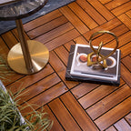 Tradition Waterproof Floor Tile Smooth Click Lock Pine Wood for the Living Room
