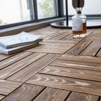 Tradition Waterproof Floor Tile Smooth Click Lock Pine Wood for the Living Room