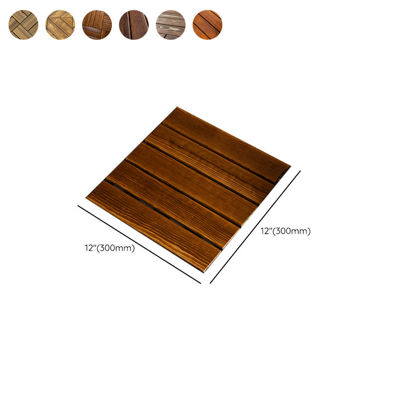 Tradition Waterproof Floor Tile Smooth Click Lock Pine Wood for the Living Room