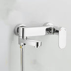 Modern Lever Mixer Bathtub Faucet Wall Mounted Bathtub Faucet