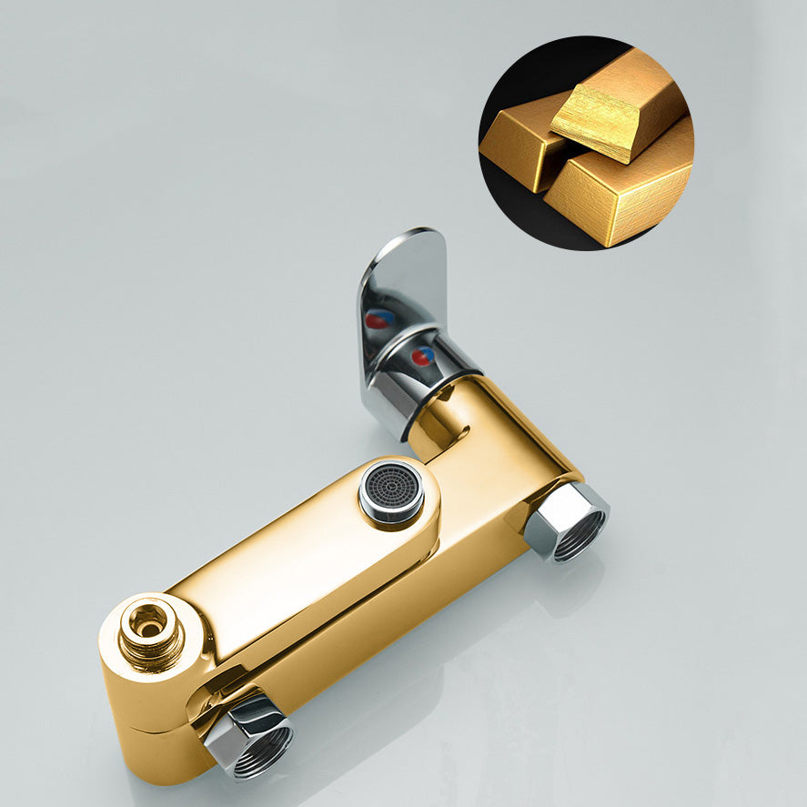 Modern Lever Mixer Bathtub Faucet Wall Mounted Bathtub Faucet