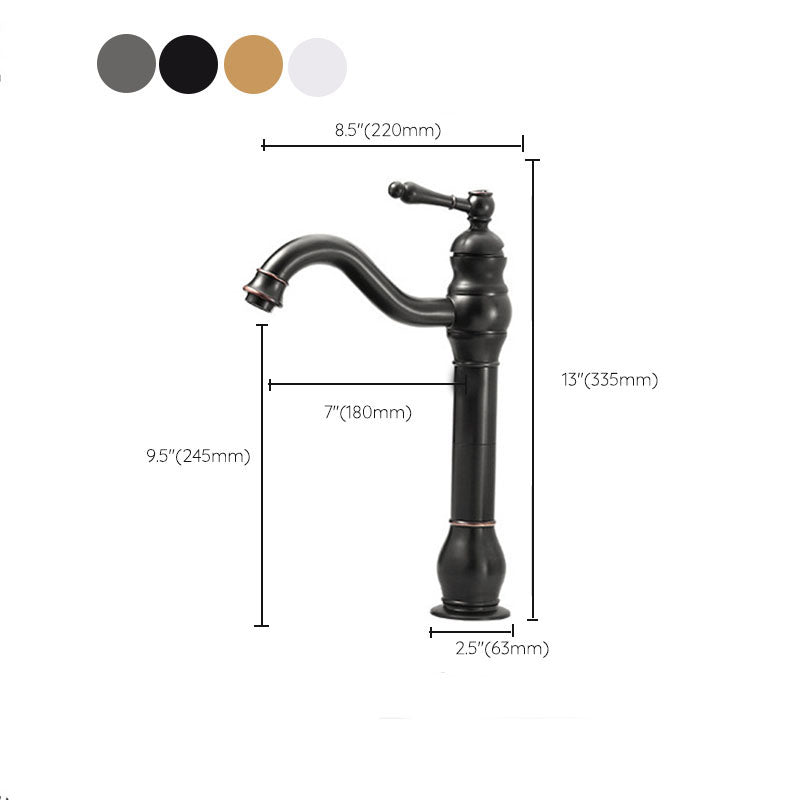 Vintage Bathroom Bathtub Faucet Single Lever Wall Mounted Bathtub Faucet
