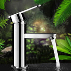 Bathroom Faucet Brass Lever Handle Single Hole Sink Faucet