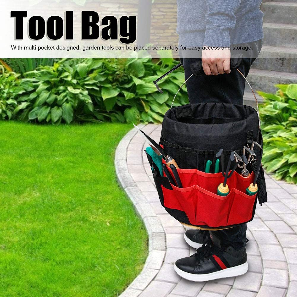 42-Pocket Multifunctional Garden Tool Storage Bag – Large Storage for Tools