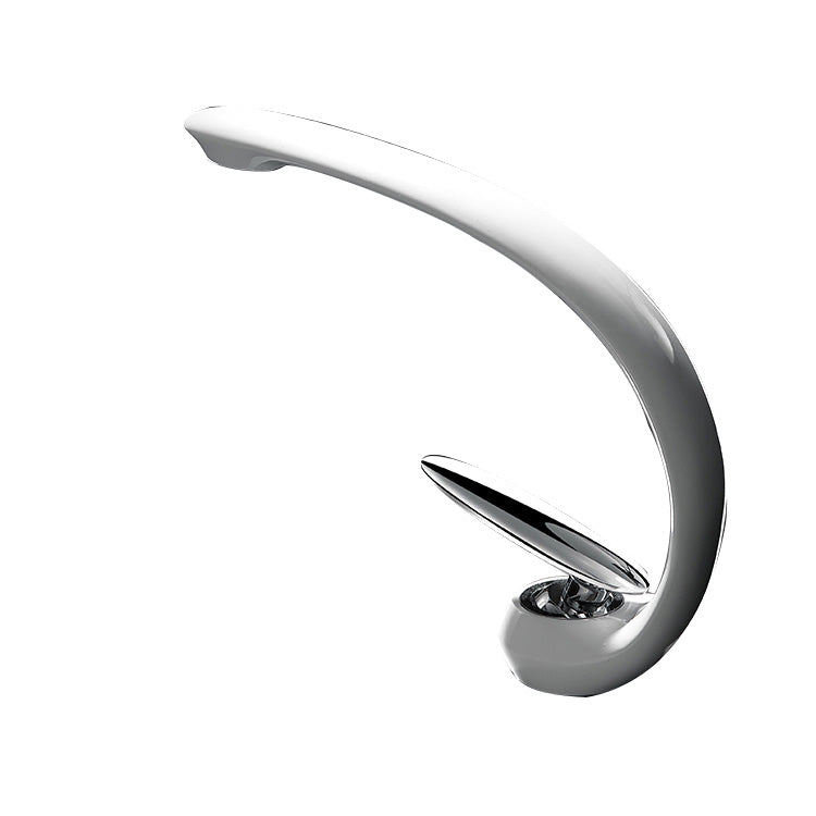 Unique Bathroom Waterfall Spout Brass Basin Faucet