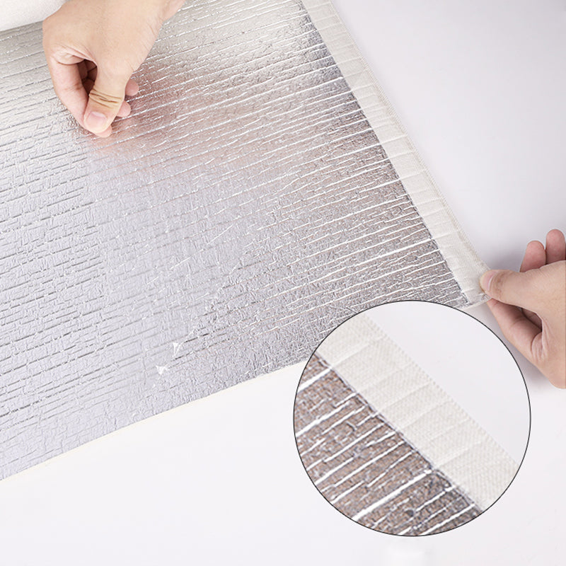 3D-embossed splash guard panels peel and stick solid color wall cladding