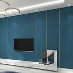 3D-embossed splash guard panels peel and stick solid color wall cladding