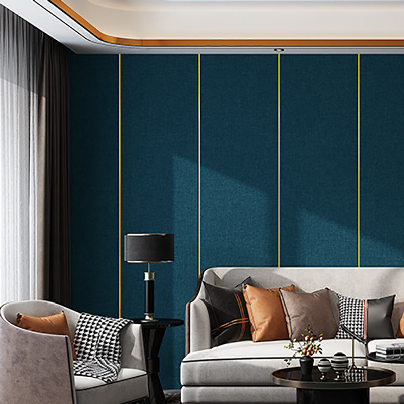 Modern Splash Guard Panels Waterproof Solid Color Peel-and-Stick Wall Covering