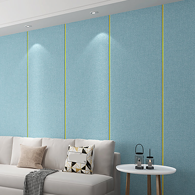 Modern Splash Guard Panels Waterproof Solid Color Peel-and-Stick Wall Covering