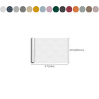 Modern Wall Tile Pure Color Peel and Stick Smooth Waterproof Wall Ceiling