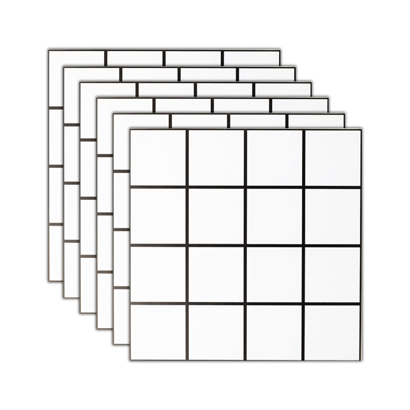 Waterproof Peel & Stick Mosaic Tiles PVC Mosaic Tiles Wallpaper