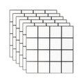 Waterproof Peel & Stick Mosaic Tiles PVC Mosaic Tiles Wallpaper